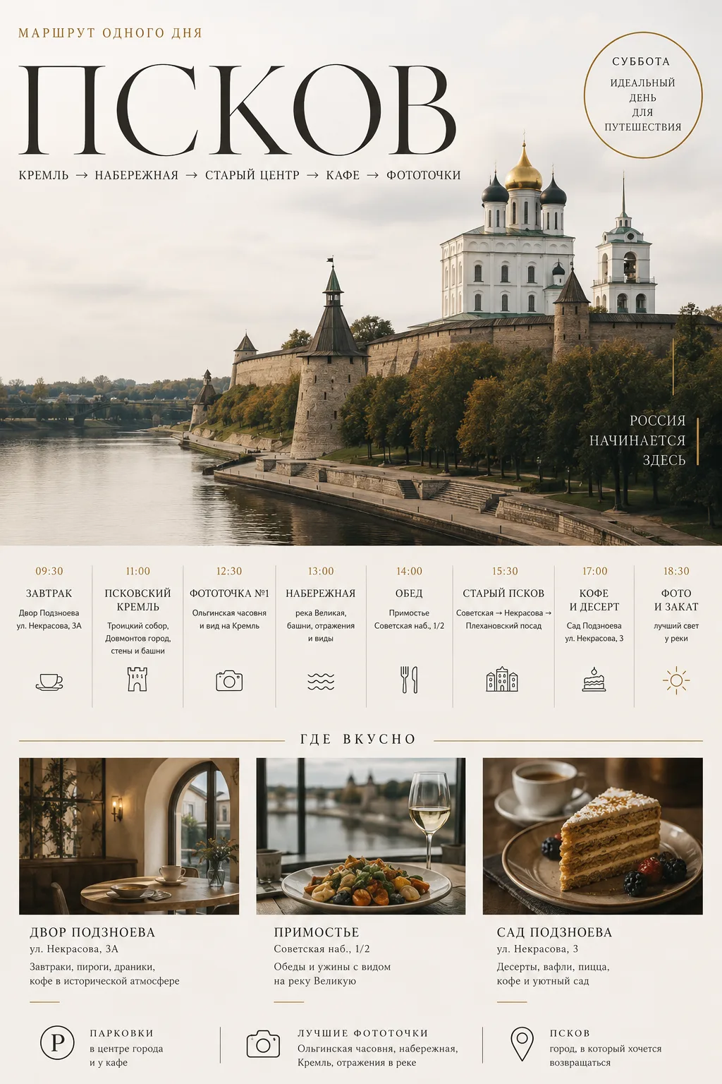 📷 МАРШРУТ ОДНОГО ДНЯ