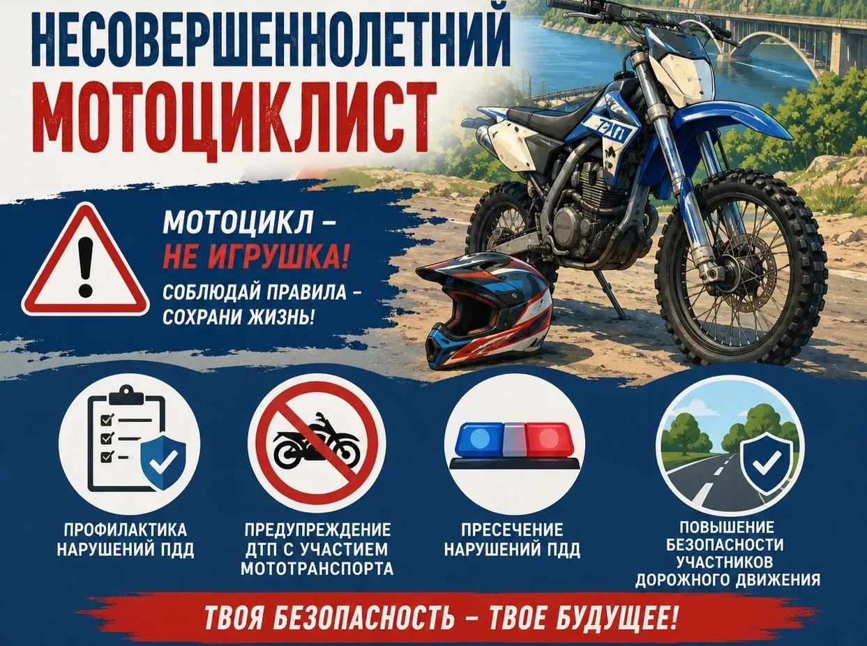 🛵 Мототранспорт – не для детей