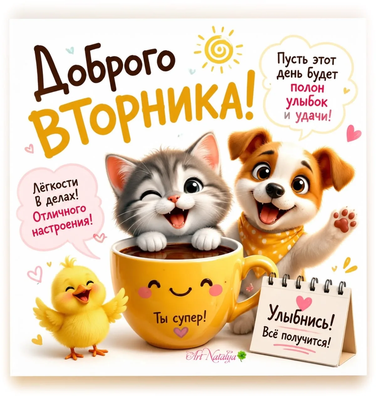Счастливые открытки 💌