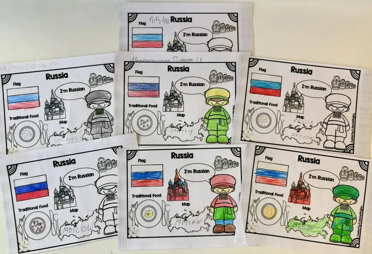 В школе «Созвездие» началась Предметная неделя английского языка под названием “Welcome to Russia 🇷🇺