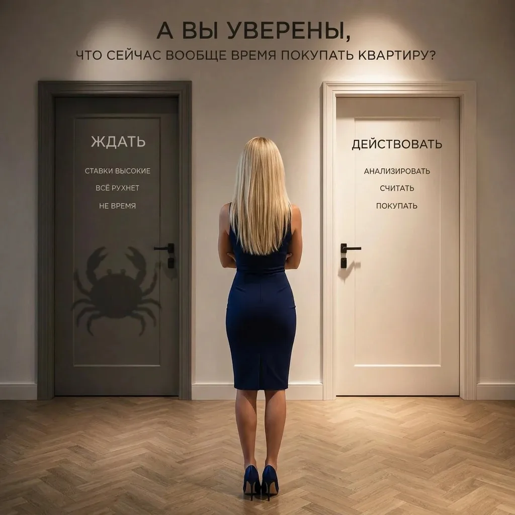 «А вы уверены, что сейчас вообще время покупать квартиру?» 🤔