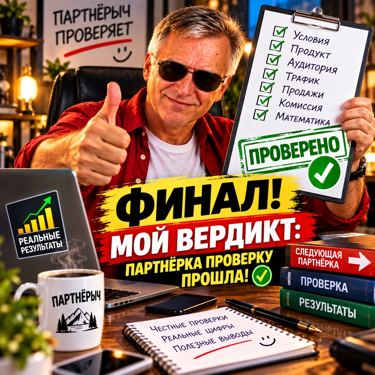 🔎 ПРОВЕРКА ПАРТНЁРЫЧА. ФИНАЛ