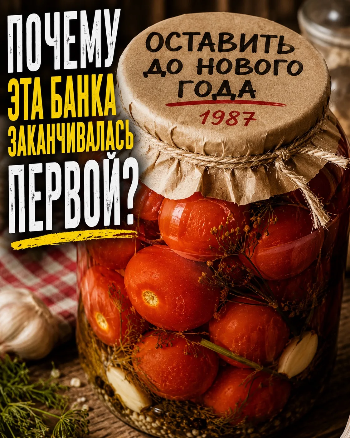 🍅 На этой банке всегда была одна и та же надпись.