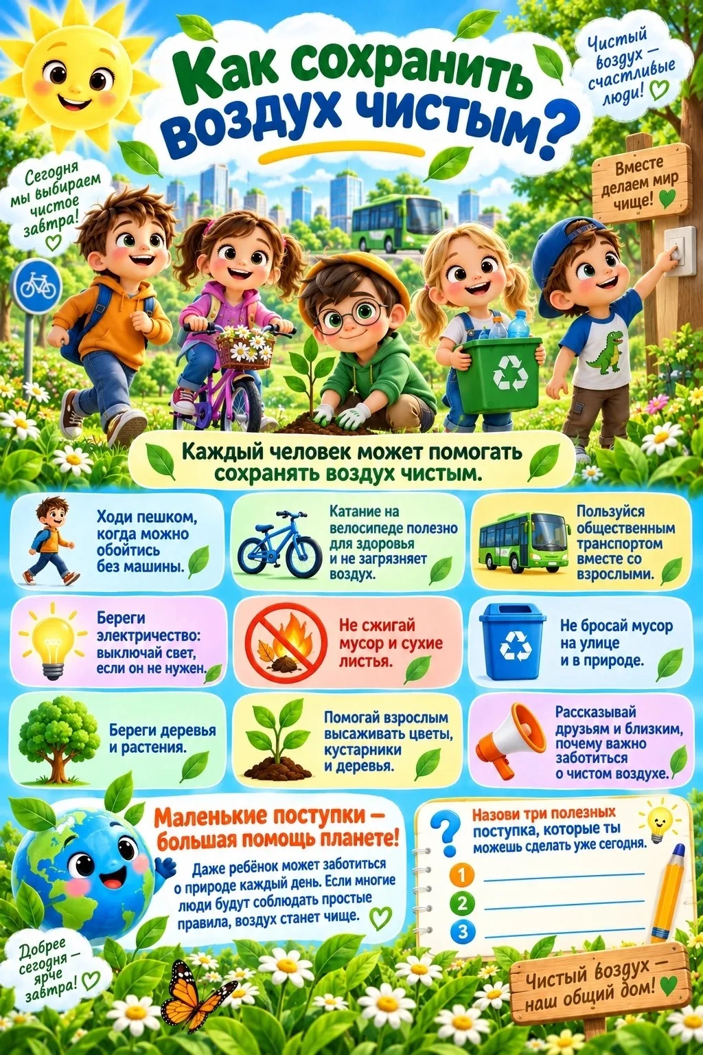 🍃 Дыши наукой! Всемирный день чистого воздуха