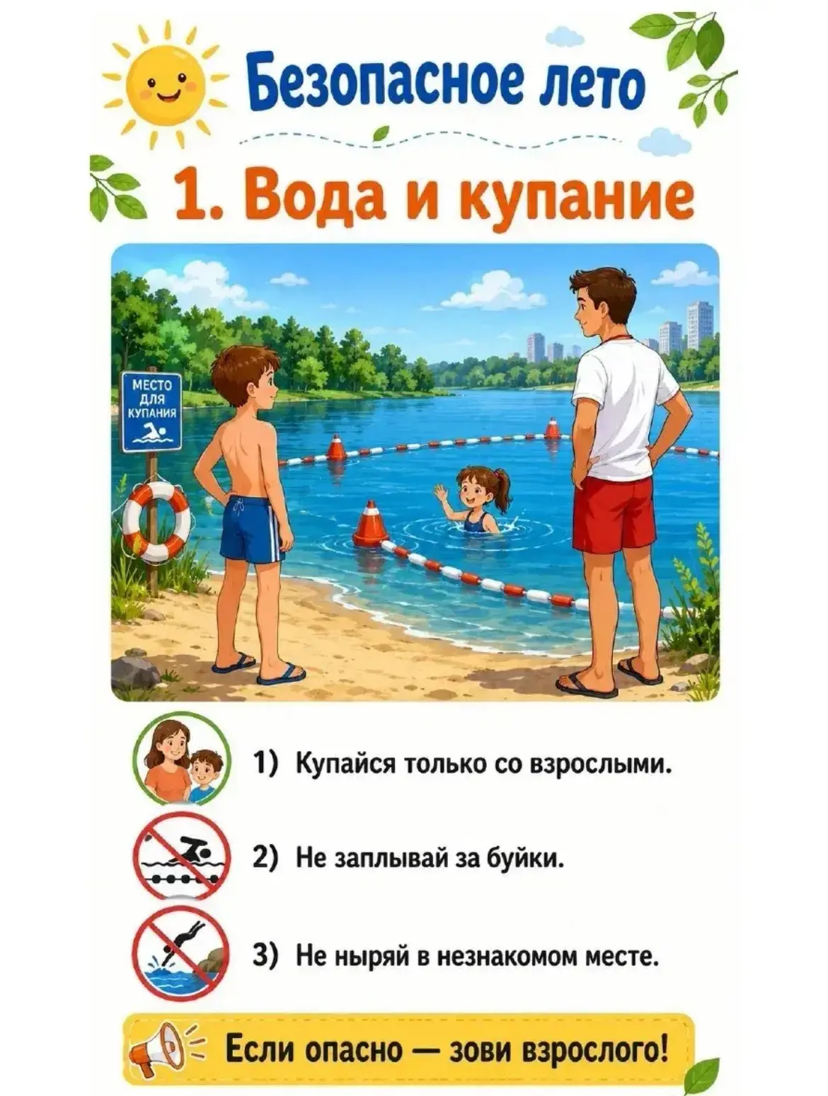 Безопасное лето!