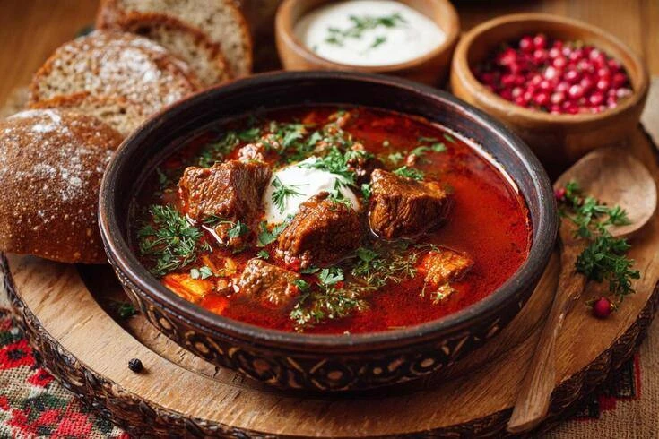 🥘 Гуляш — ароматная гордость Венгрии! 🇭🇺🌶️Гуляш — это горячее блюдо из мяса, овощей, паприки и с