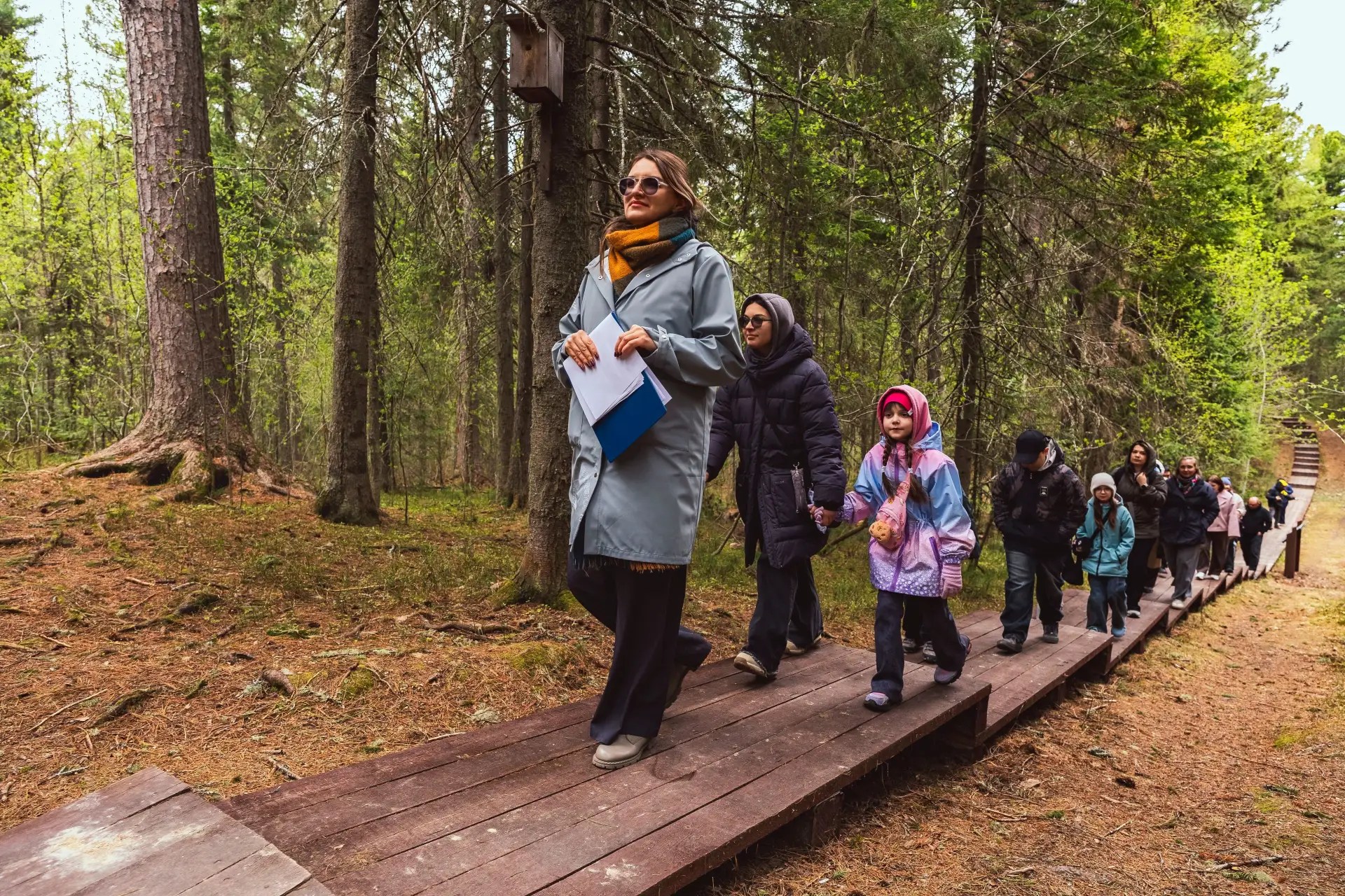 🌲 В природном парке «Самаровский чугас» открылся новый экологический маршрут для детей