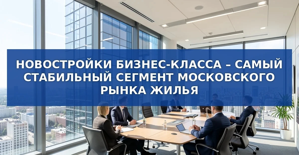 Новостройки бизнес‑класса – надёжный сегмент рынка