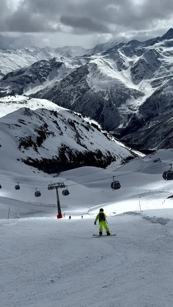 На «Эльбрусе» завершился горнолыжный сезон! 🥹🎿