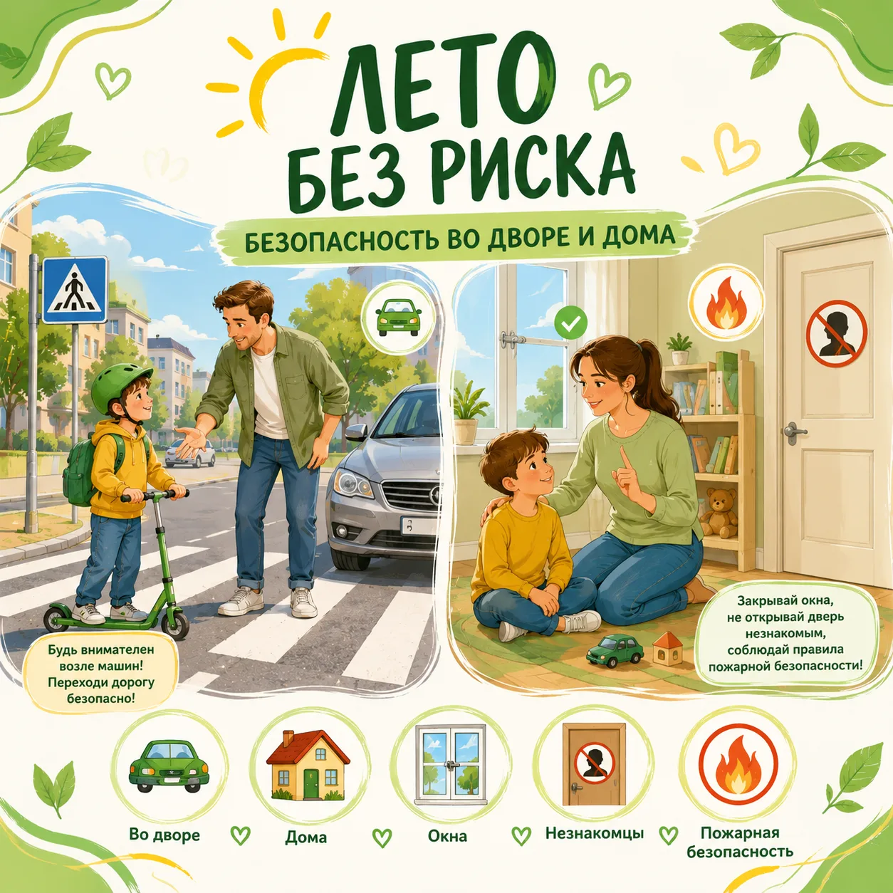 ☀️ Лето без риска: формируем у детей навыки безопасного поведения

Продолжаем говорить о важных прав