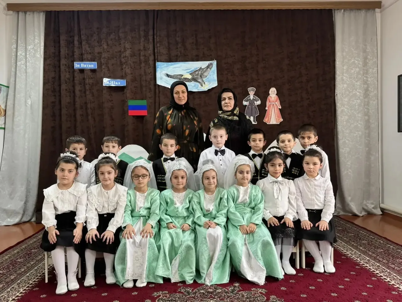 Герейханован аялрин бахчада чlаларин йикъаз талукьарнавай сувар кьиле фена.