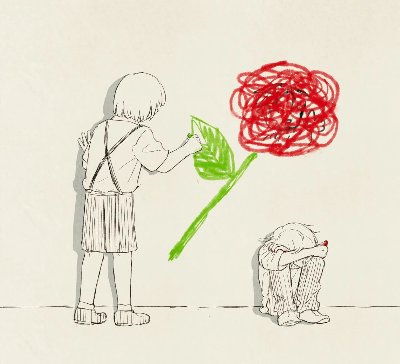 あなたに花を添えて [Anata ni hana o soete] — Пусть рядом с тобой расцветёт цветок.