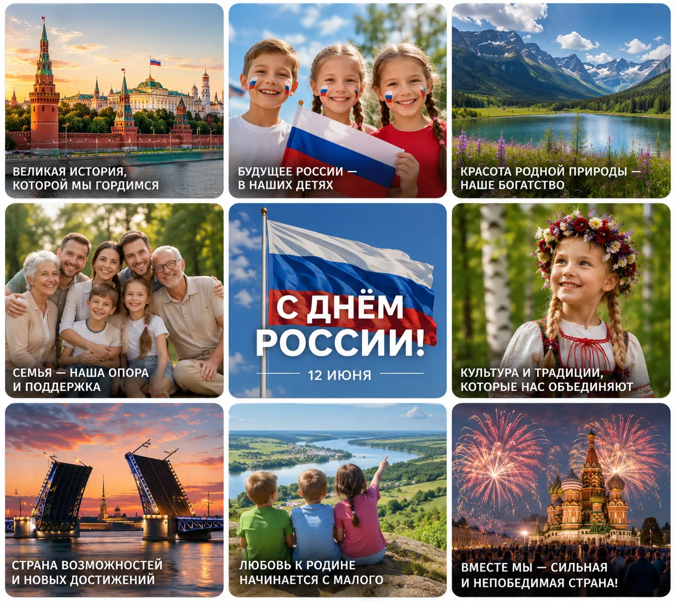 🇷🇺 С ДНЁМ РОССИИ!

     Россия — это не только огромная территория на карте. Это наши традиции и и
