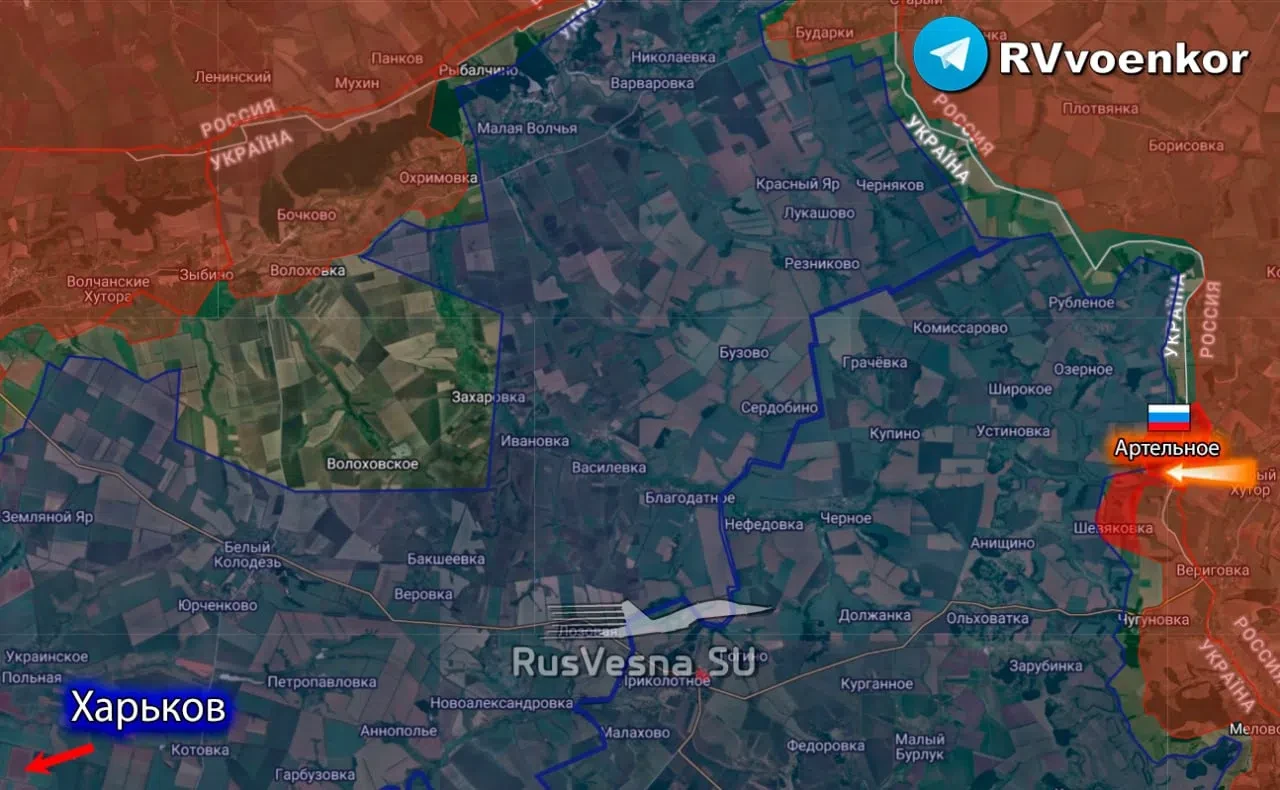 Российские войска прорвали оборону противника и начали наступление на новом участке у г...
