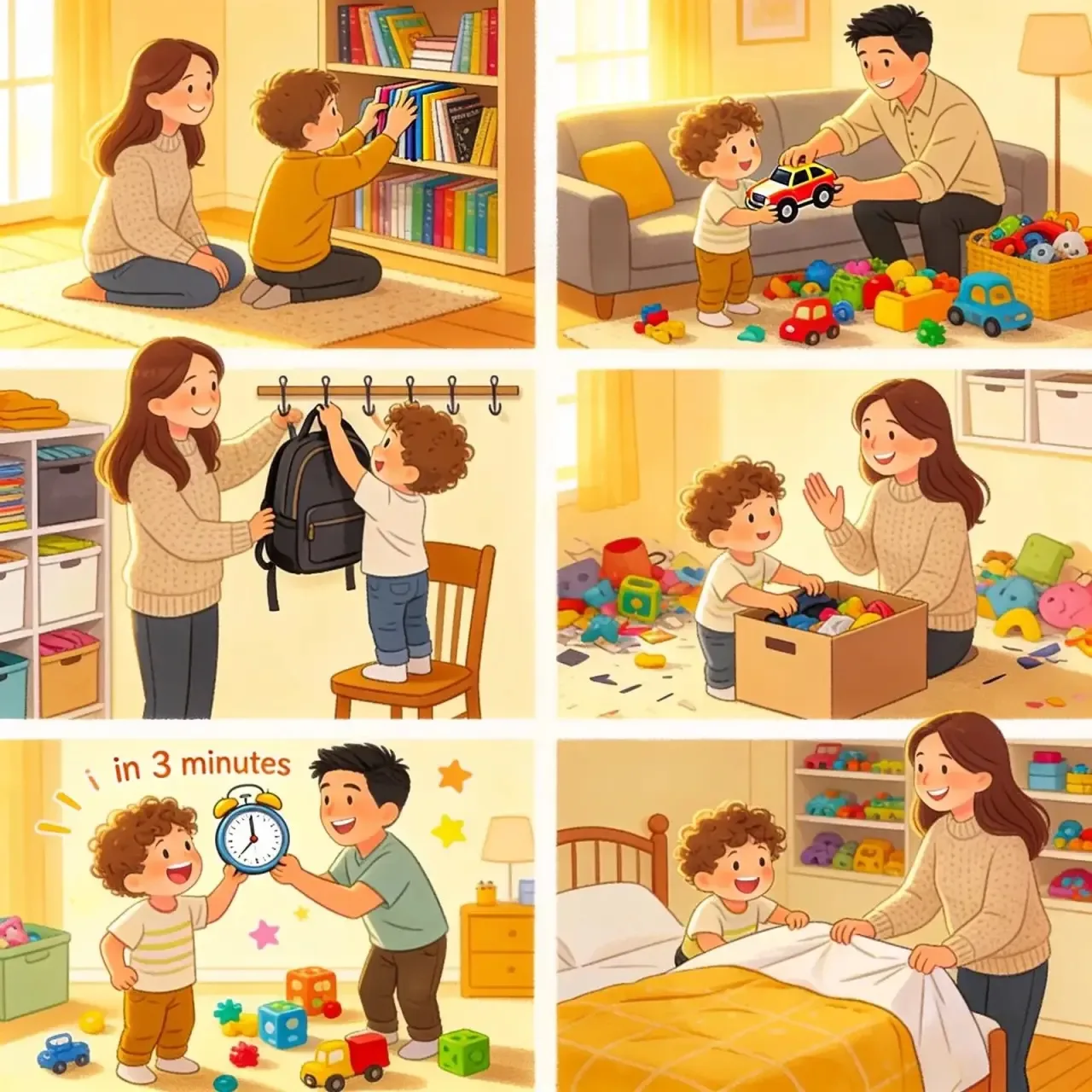 КАК НАУЧИТЬ РЕБЁНКА УБИРАТЬ ЗА СОБОЙ🧸📚✨