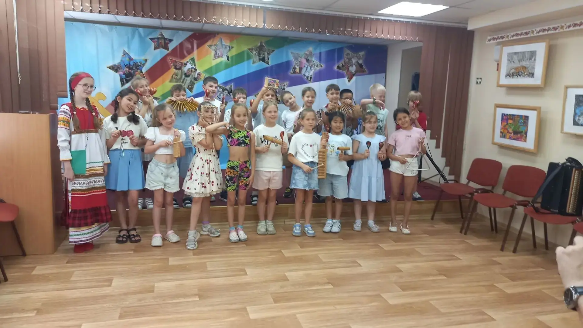 В Центре детского творчества «Народные ремесла» состоялось погружение в мир традиционной музыки. Юны