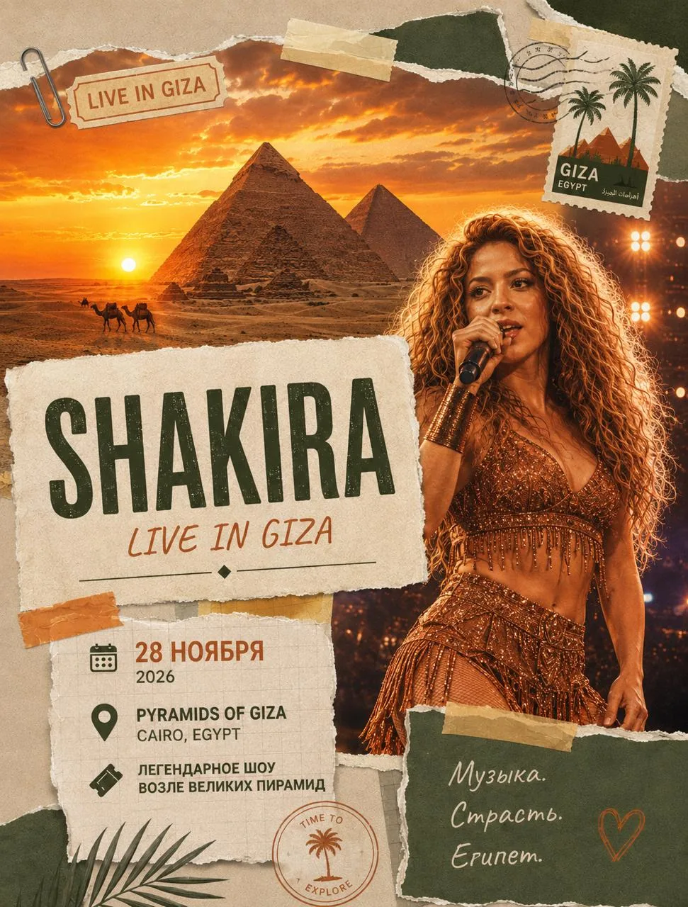 🔥 Шакира в Каире