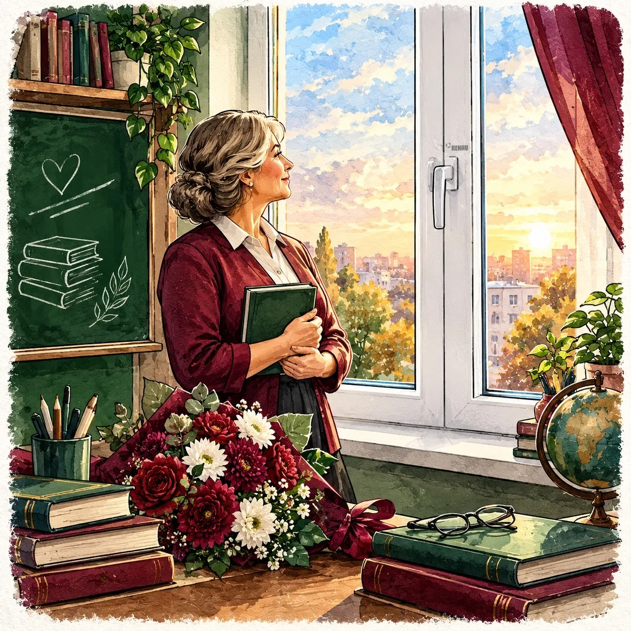 🌷 С Днём учителя!
