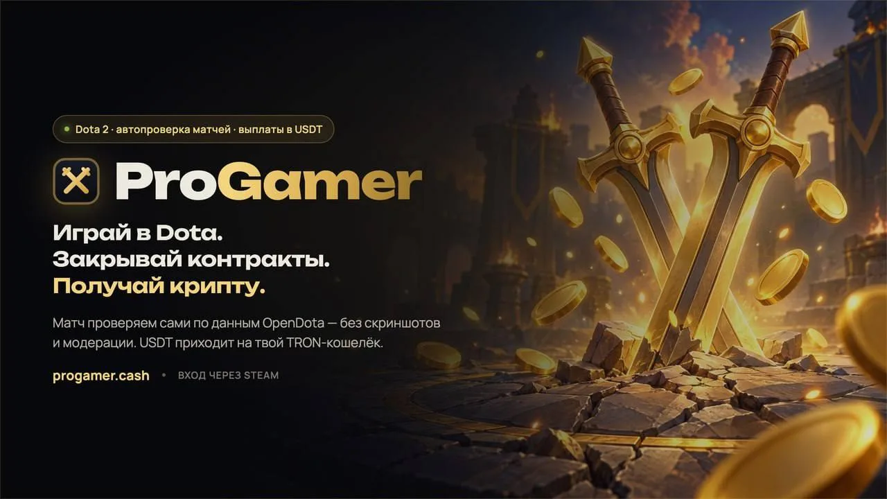 👍 Играй в доту и зарабатывай