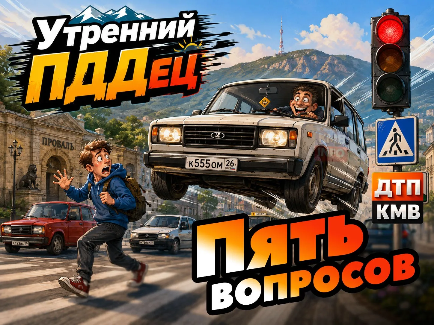 ☀️ Доброе утро! Сегодня пятница, а значит мы запускаем игру-викторину: Утренний ПДДдец 🚦
