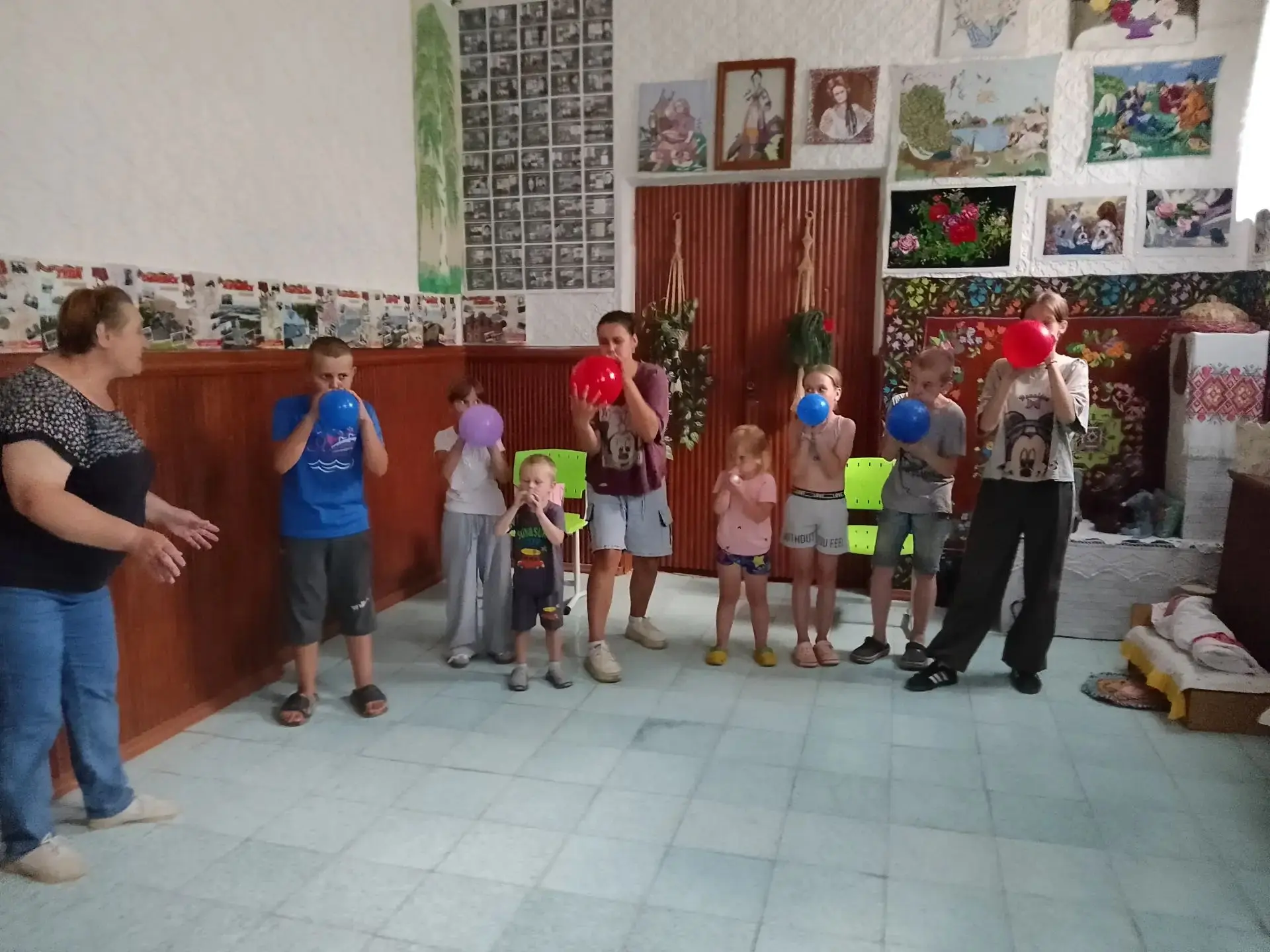 27 июля Стефановский Дом культуры открыл двери для всех любителей активного отдыха. Игровая программ