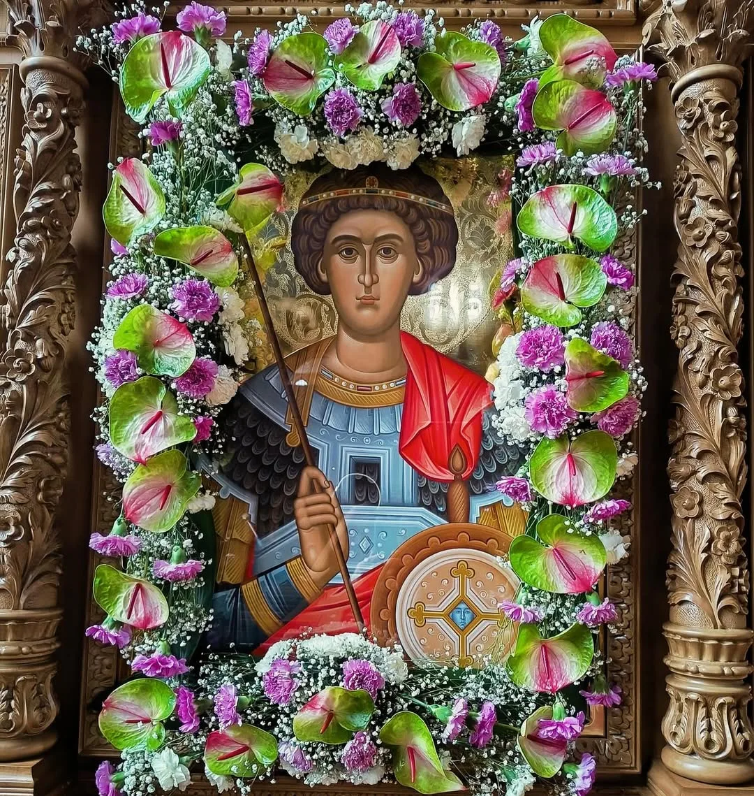 Христос посреди нас, дорогие братья и сестры! Святой великомученик Георгий Победоносец: «Сберегший д