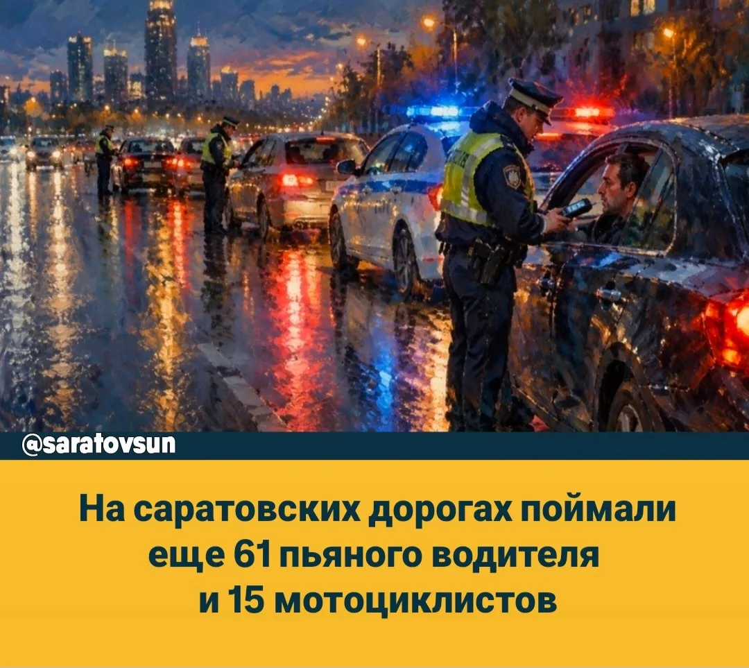 Госавтоинспекция Саратовской области озвучила итоги рейдовых мероприятий за минувшие вы...