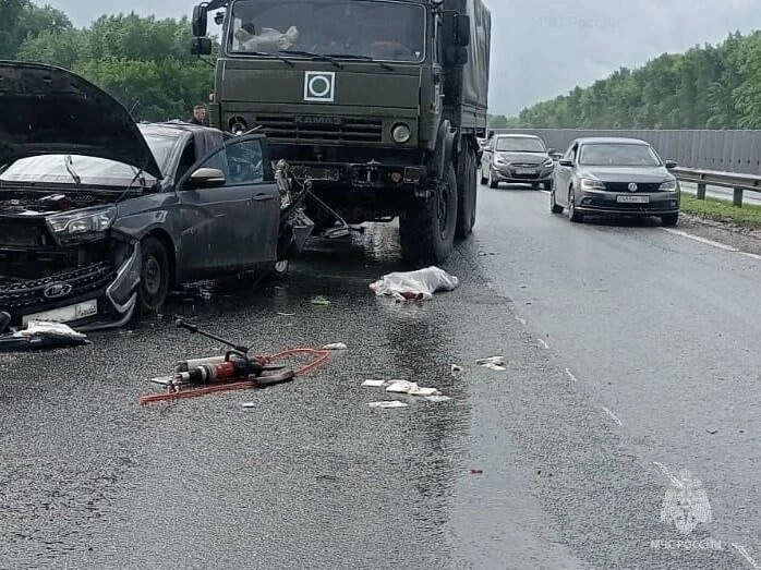 😭Семья с детьми погибла на трассе в Башкирии.