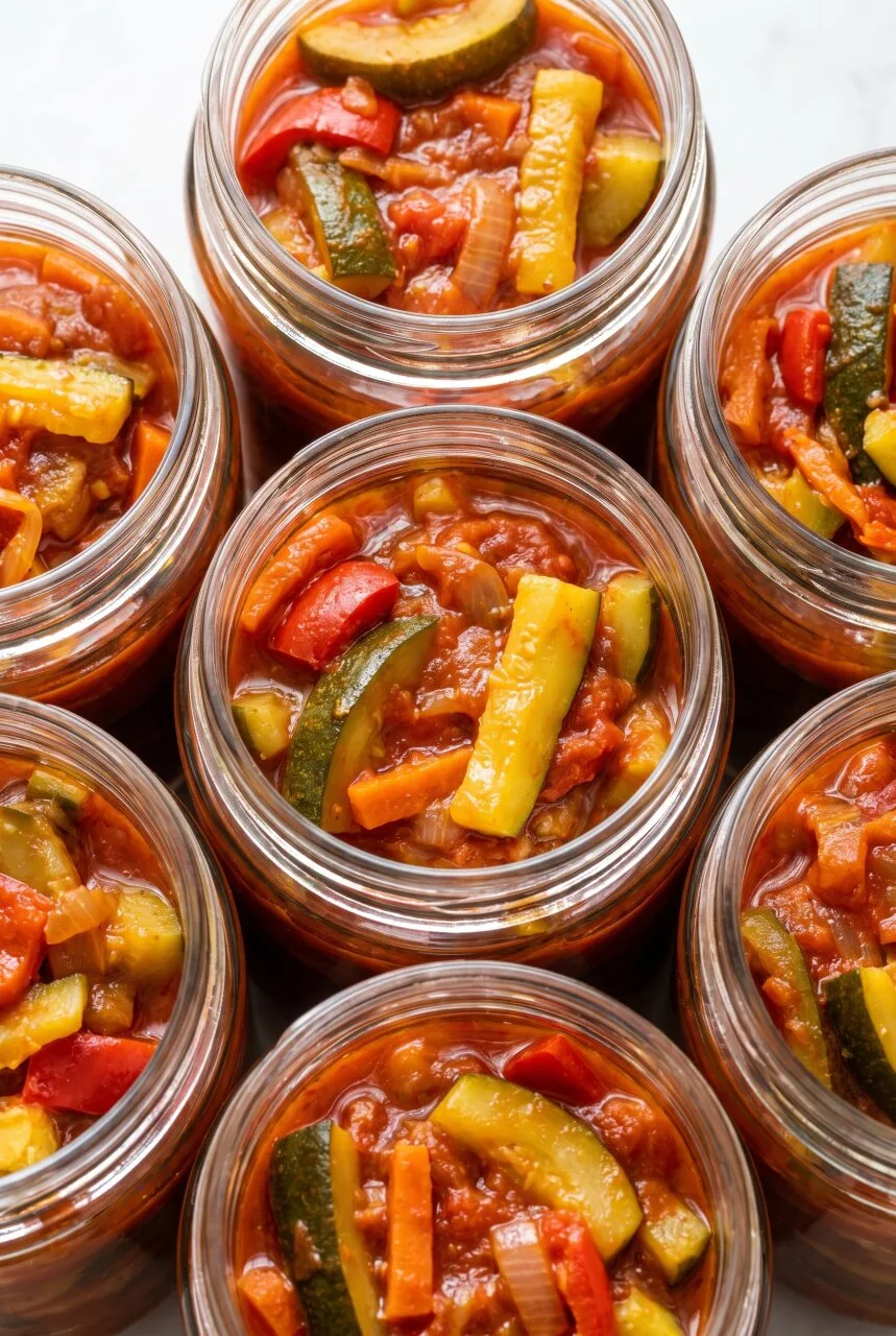 Остренький «Тёщин язык» я подаю к картошке, мясу или просто кладу на хлеб. Кабачки полу...