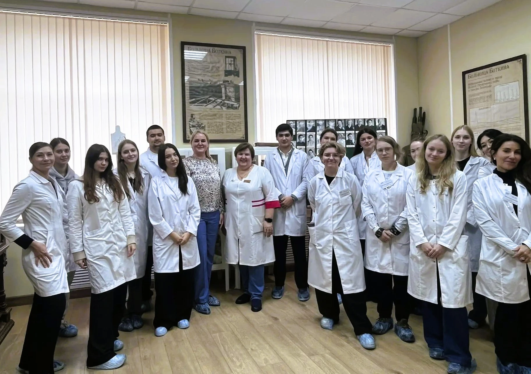 🏥 Первое знакомство с профессией: студенты С-122 в больнице им. С.П. Боткина 💙