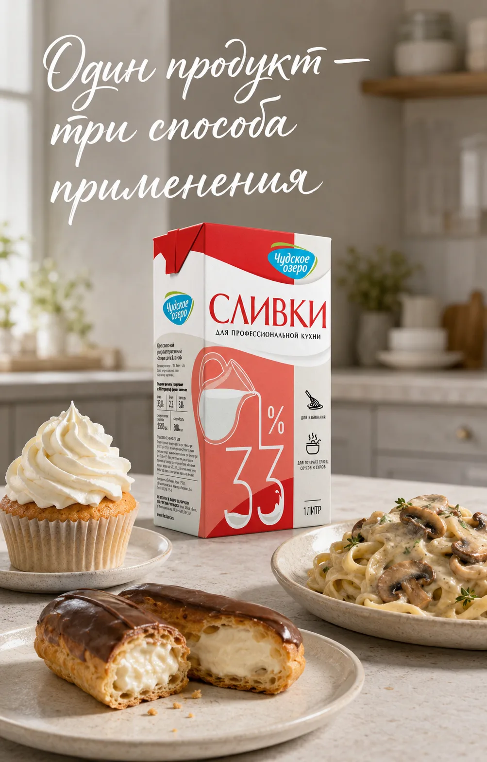 Один продукт — три способа применения 🤍