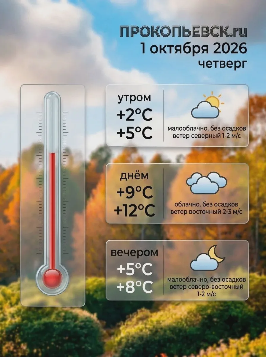 1 октября распогодится и станет теплее