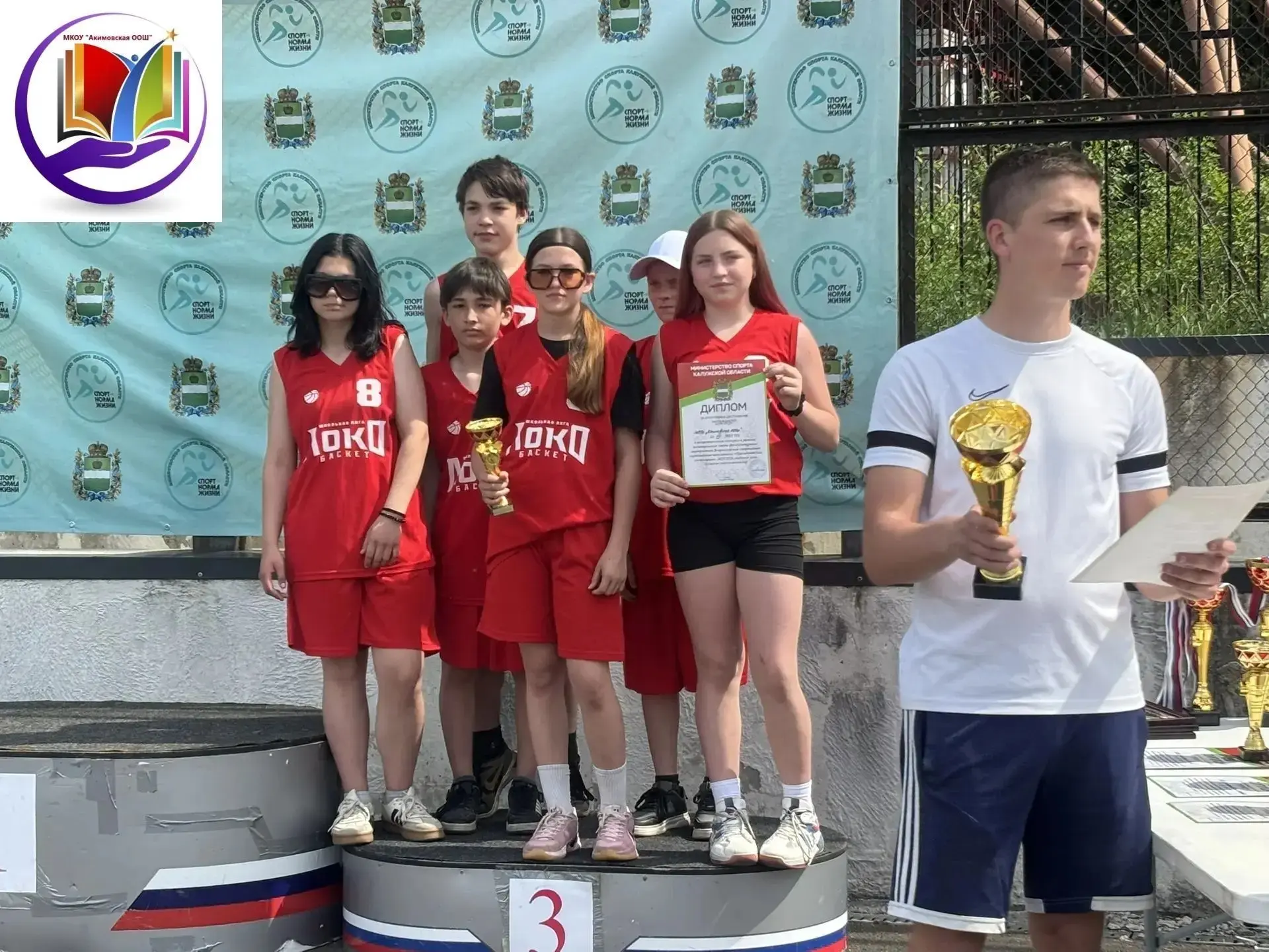 🏆🏆🏆Команда Акимовской школы  приняла участие в региональном этапе физкультурного мероприятия «Все