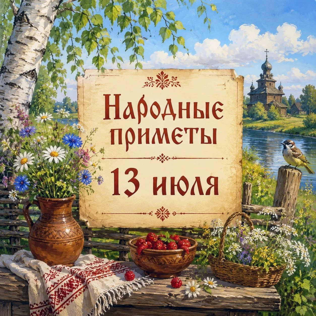 🌿 Народные приметы на 13 июля — Полупетр, Макушка лета 🌿

13 июля на Руси отмечали День Двенадцати