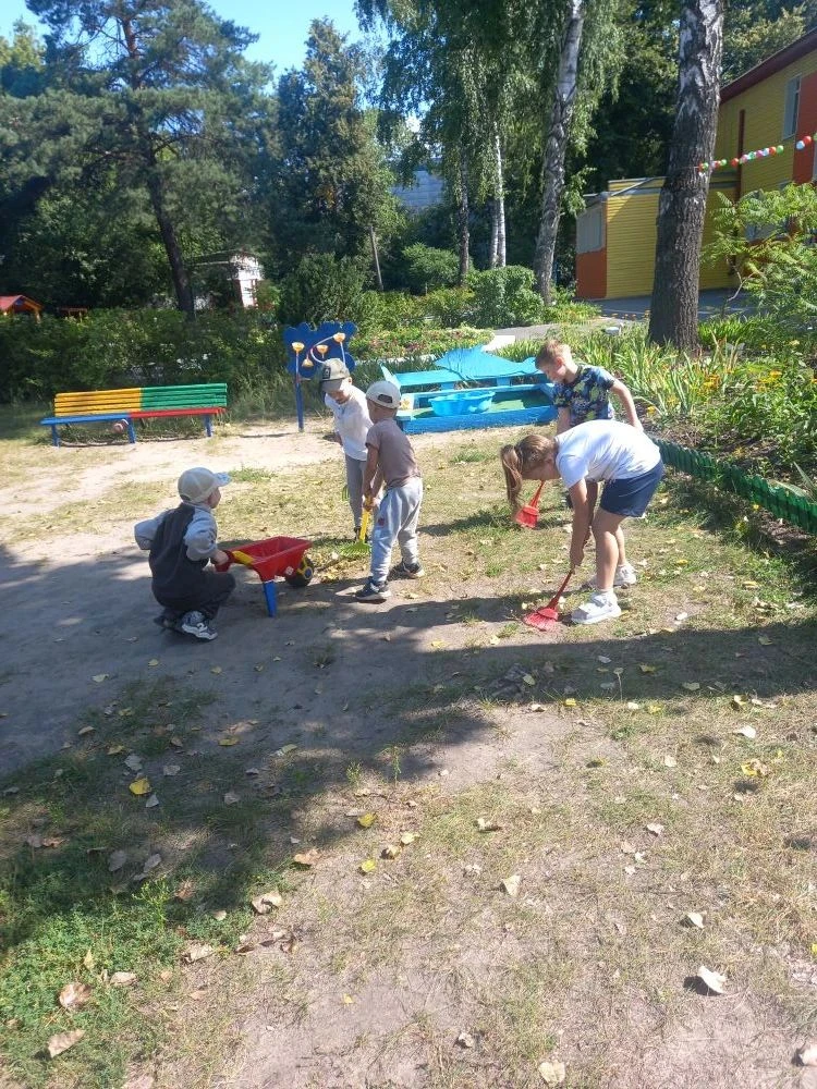 Труд в природе.