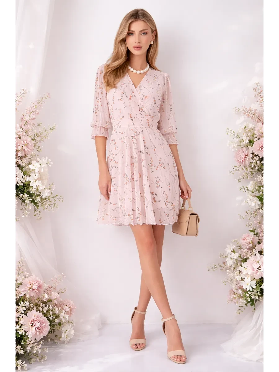 ⚡️ Платье на запах из шифона, ALIYa Fashion