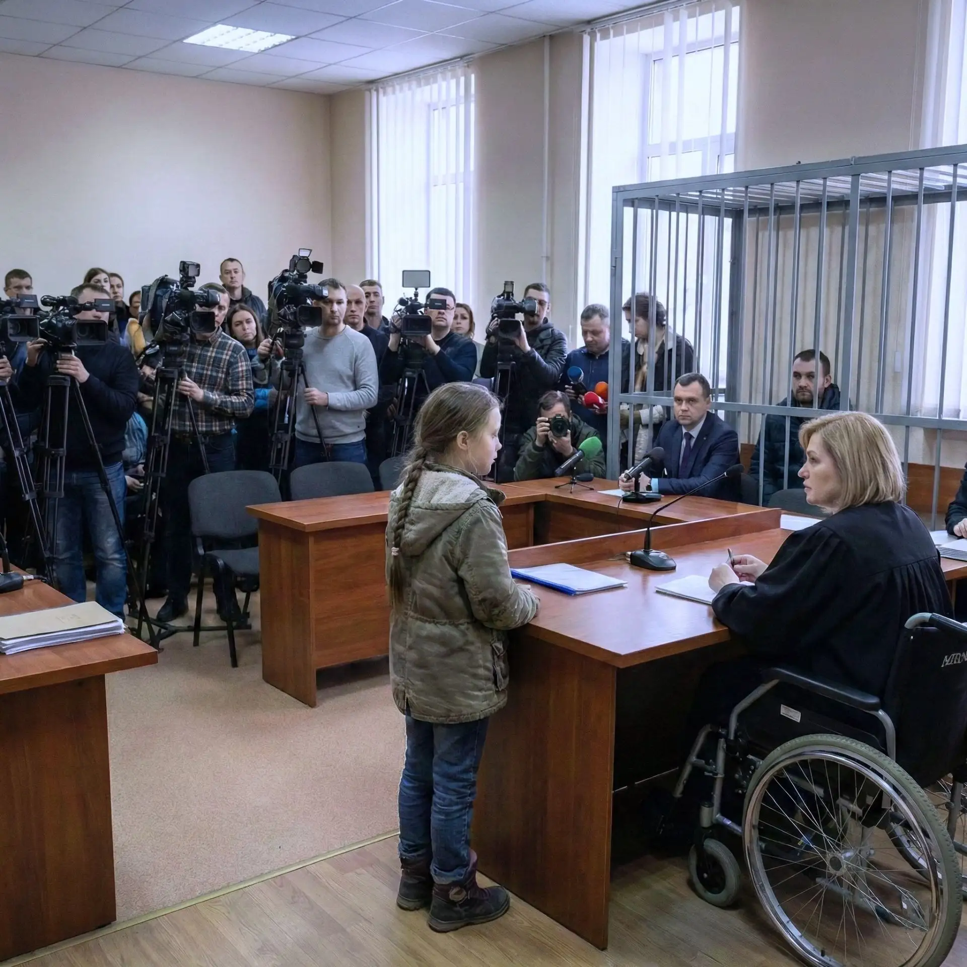 «Госпожа Судья, если вы отпустите моего папу, я обещаю — ваши ножки снова будут ходить», — прошептал