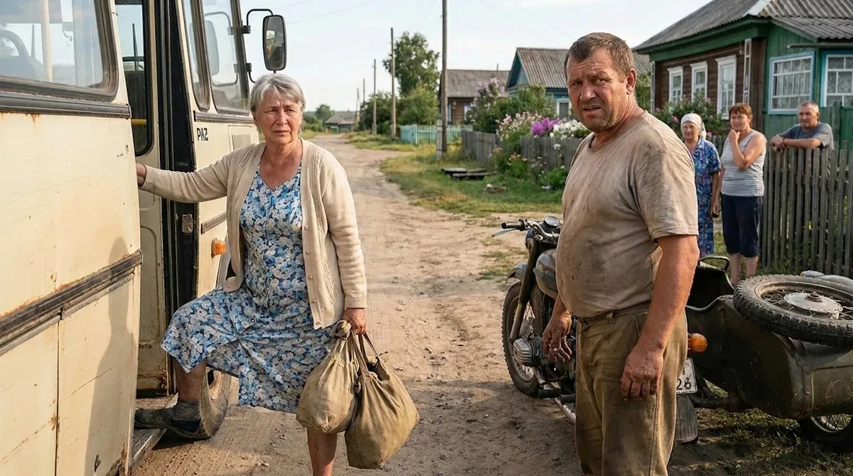 Уехала молча