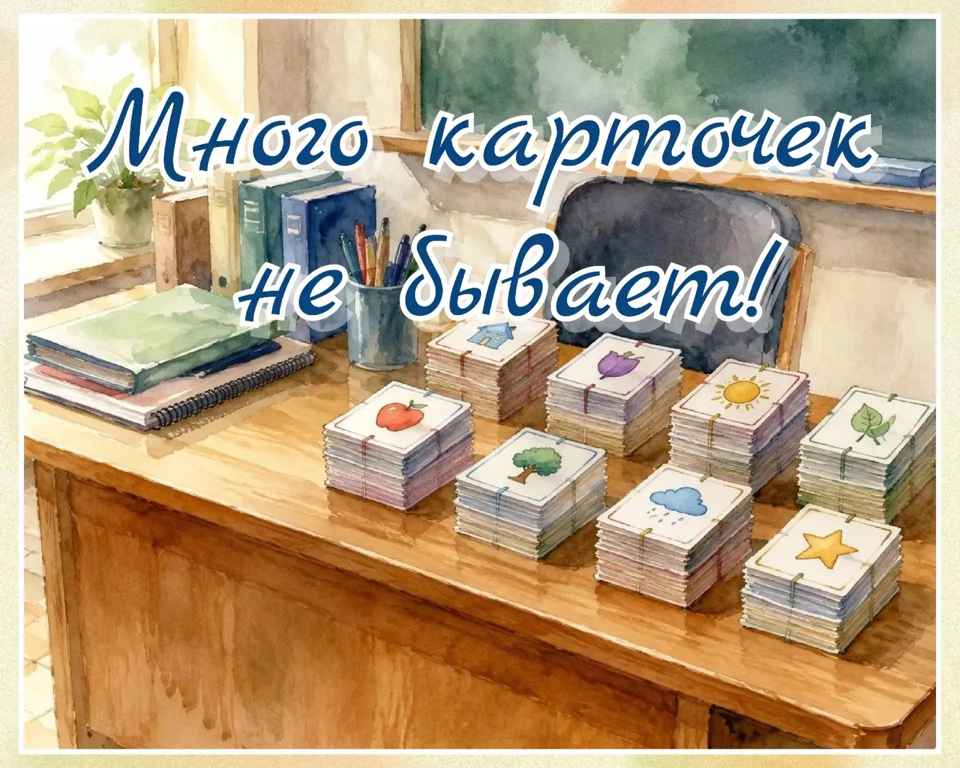 Любите ли вы использовать на уроках карточки - для разборов, для повторения, для подгот...