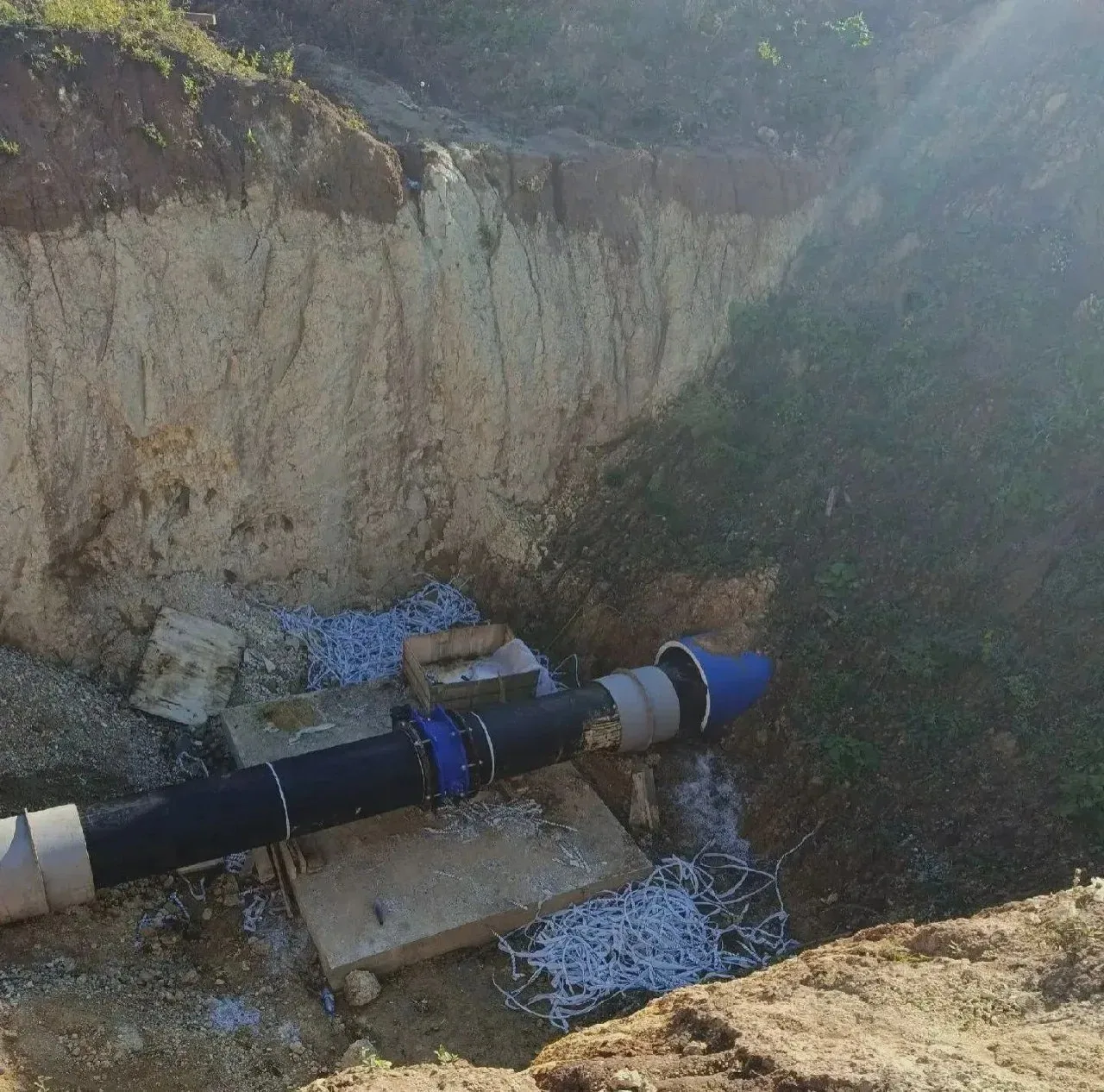 В Копейске достроили водовод Д-300
