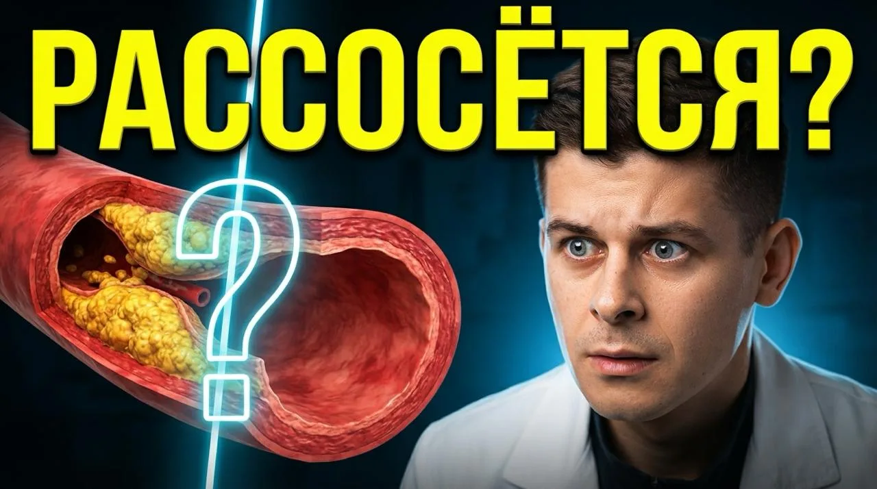 🫀 Может ли атеросклеротическая бляшка РАССОСАТЬСЯ?