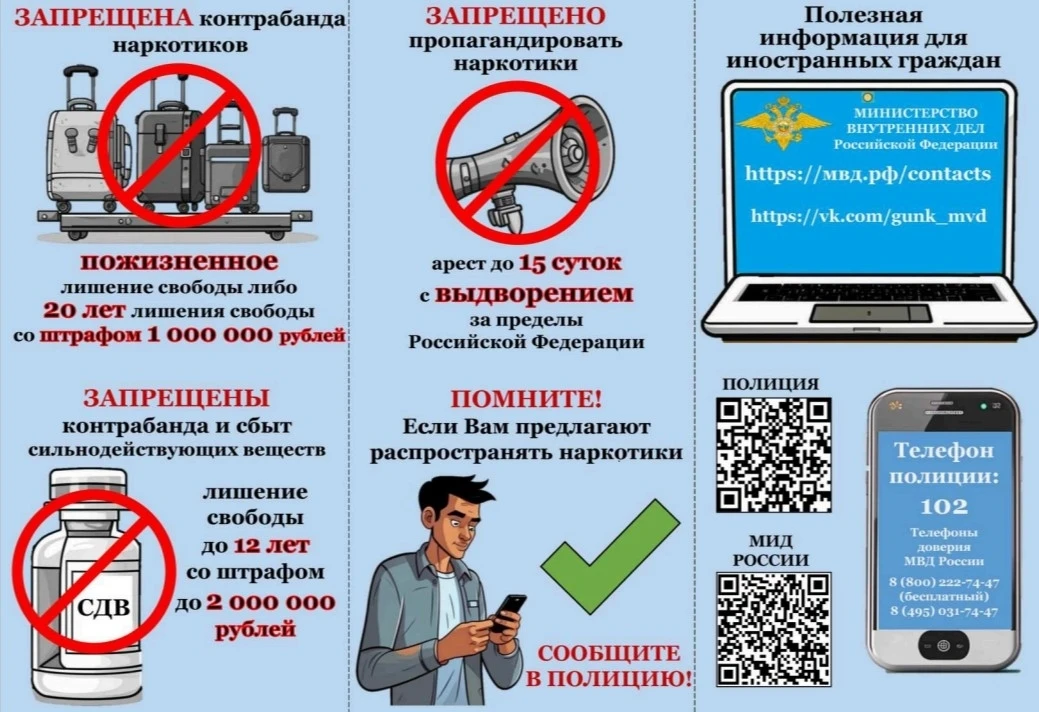 🚨 Стоп наркотикам: ответственность неизбежна
