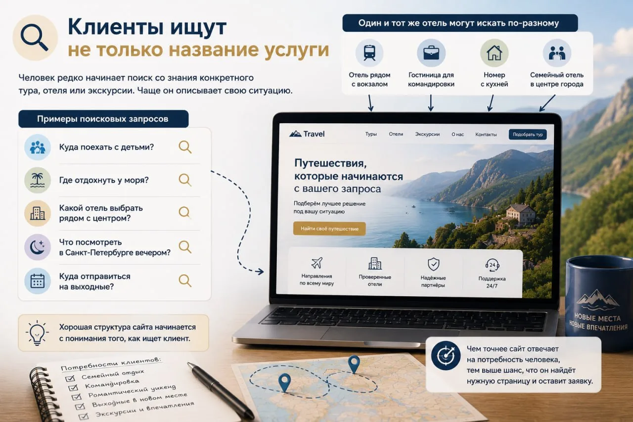 🔎 Клиенты ищут не только название услуги