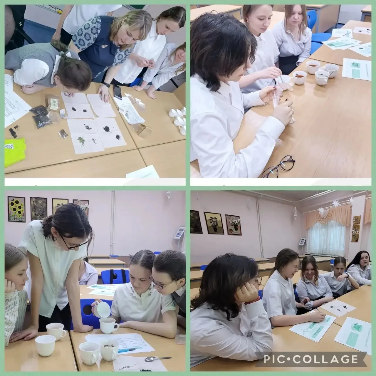 🧩19 марта ученики 6б класса приняли участие в необычном уроке, посвящённом «Нечайной церемонии». Это