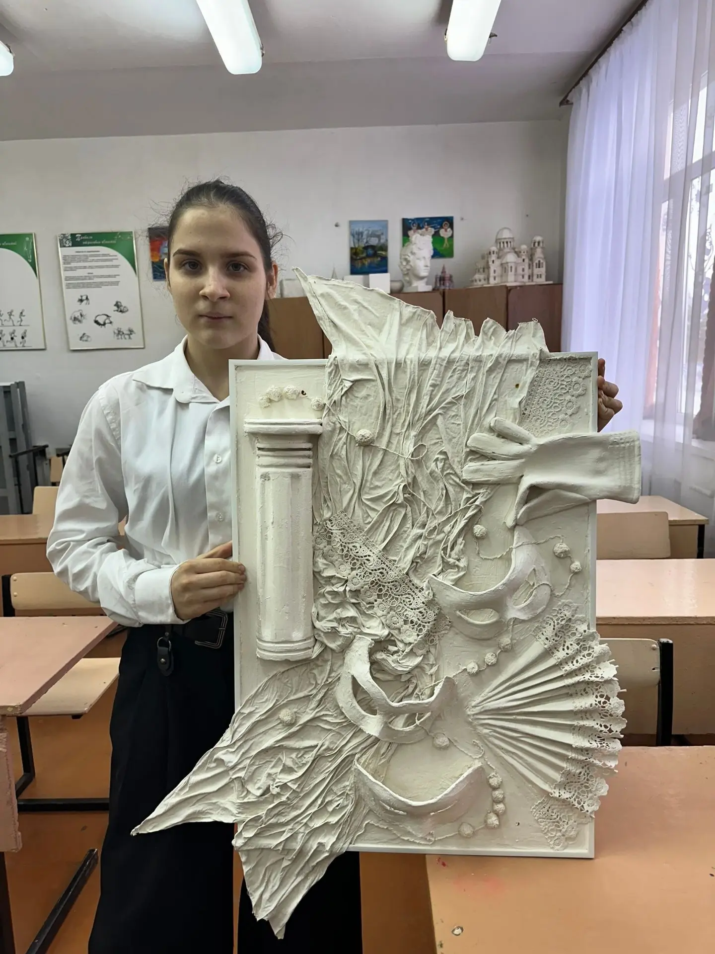 Выпускница нашей школы, а также отделения детской архитектурно художественной школы ЮФУ...