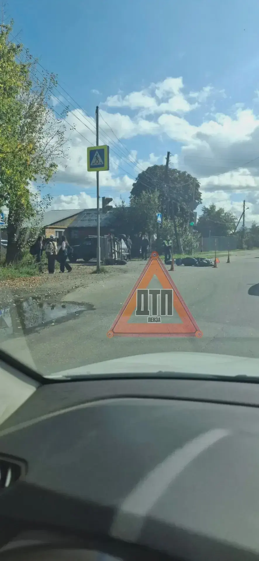 Мотоциклист протаранил прицеп в Свинтресте