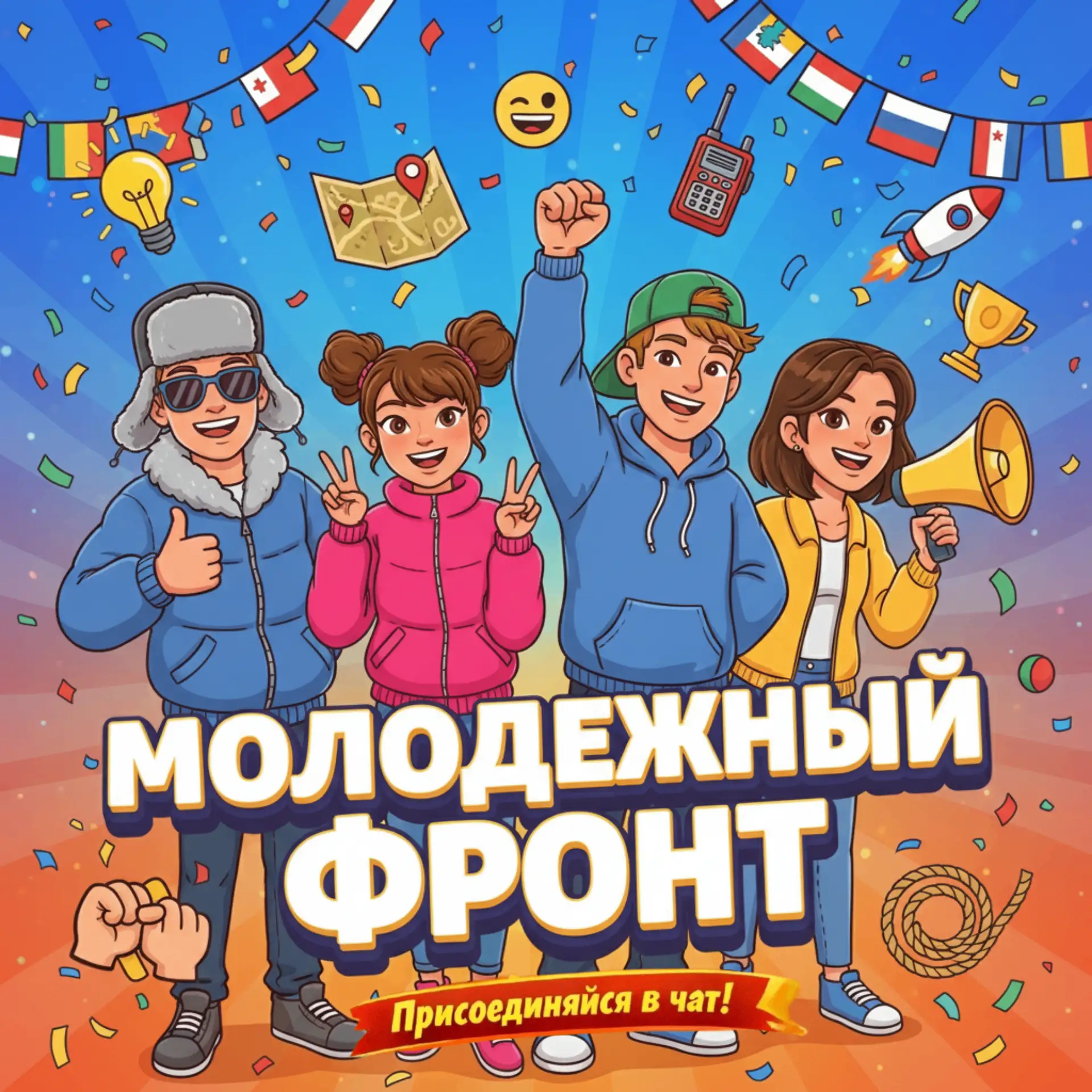 Привет, молодежь!  👋