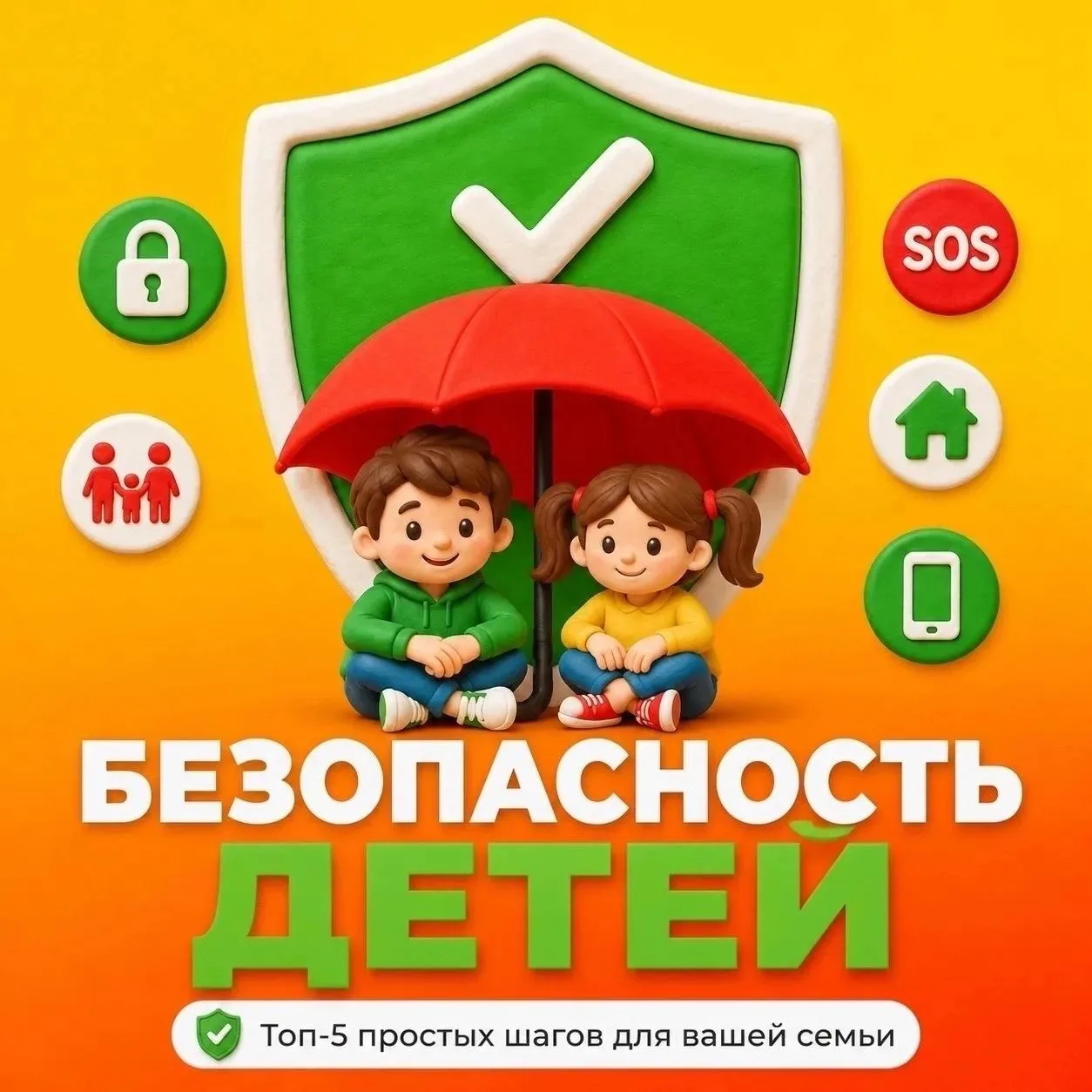 💬 А как часто вы говорите с ребёнком о безопасности?