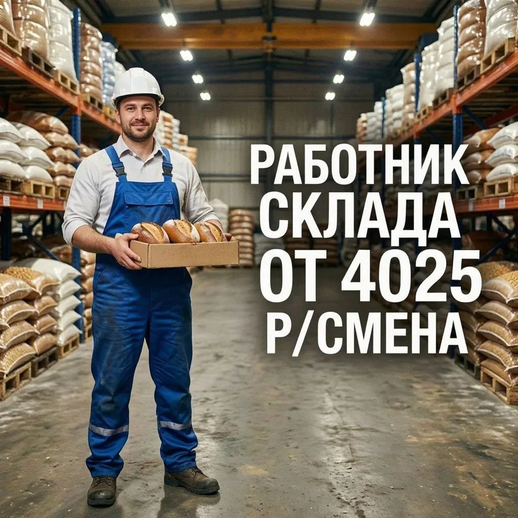 Приглашаем Работников склада на производство хлеба!