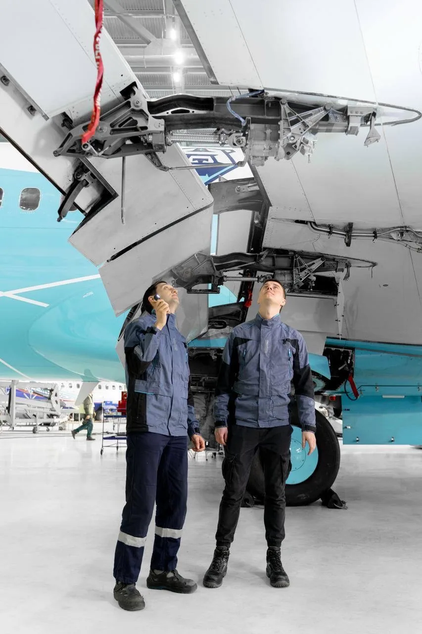 🛫 Плановое обслуживание завершено  Ранее мы рассказывали, что самолет проходил C-check — одну из рег